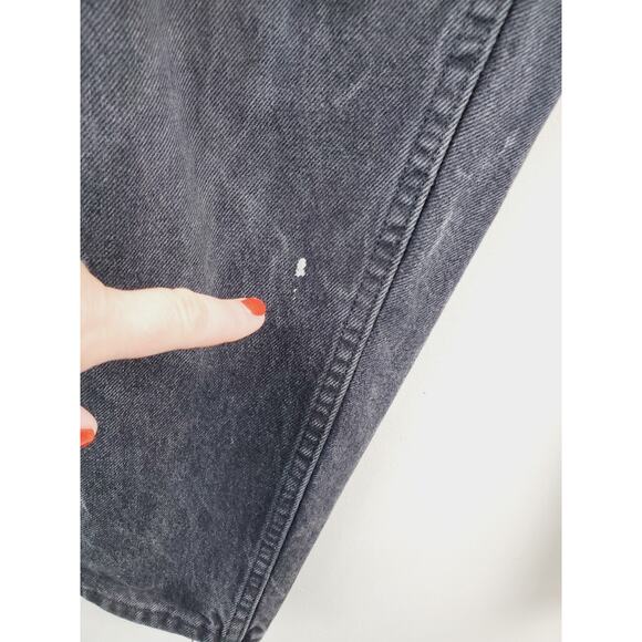 Vintage Gitano 90s Womens High Rise MOM Jeans Distressed Black 26 True Waist - Picture 3 of 9